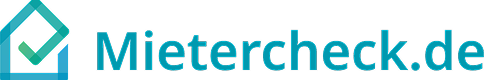 Das Logo von mietercheck.de - ein Unternehmen das Vermietern die Bonitätsprüfung potentieller Mieter anbietet.