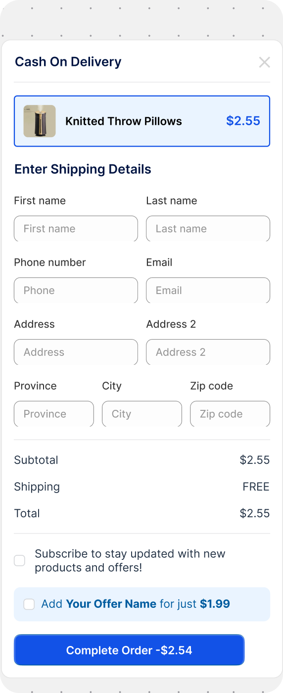 Boost Your Cash on Delivery Orders!