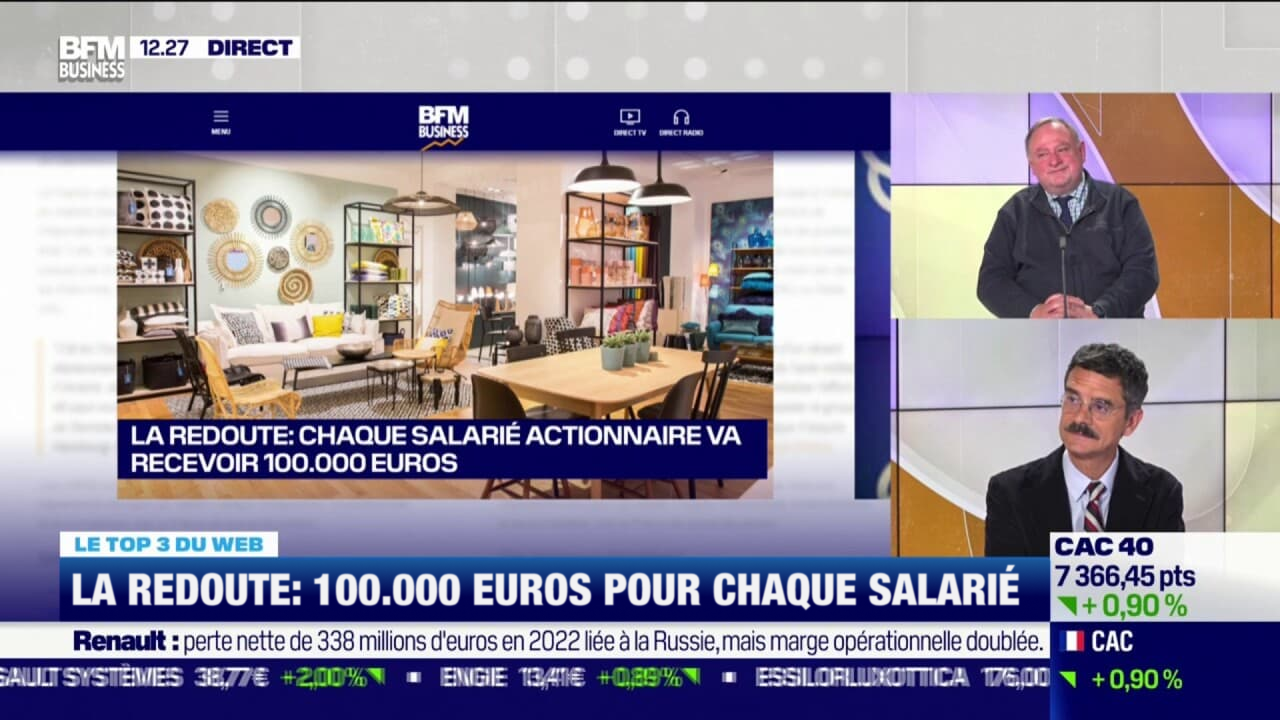 La Redoute gain salarié