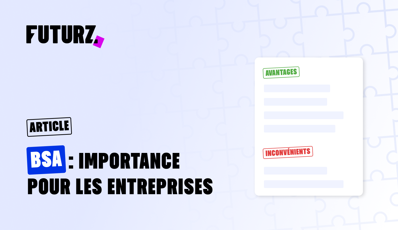 BSA : importance pour les entreprises