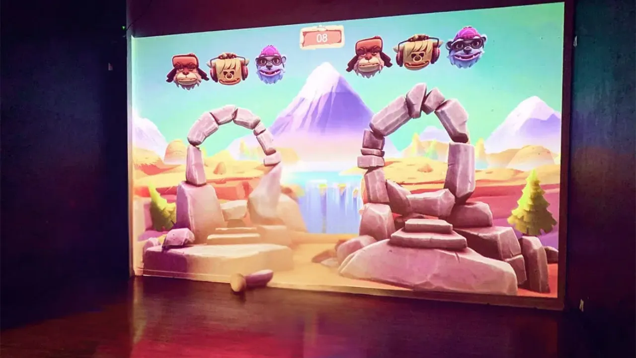 Notre mur interactif Neo-One, parfait pour les enfants et toute la famille.