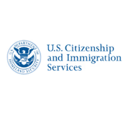 U.S. Citizenship and Immigration Services logo.