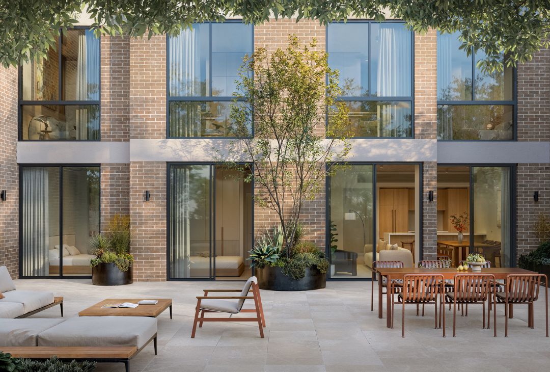 Lindfield House courtyard