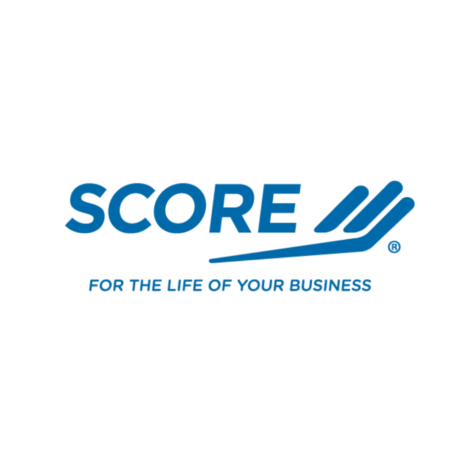 SCORE logo with the tagline 'For the Life of Your Business' in blue text.