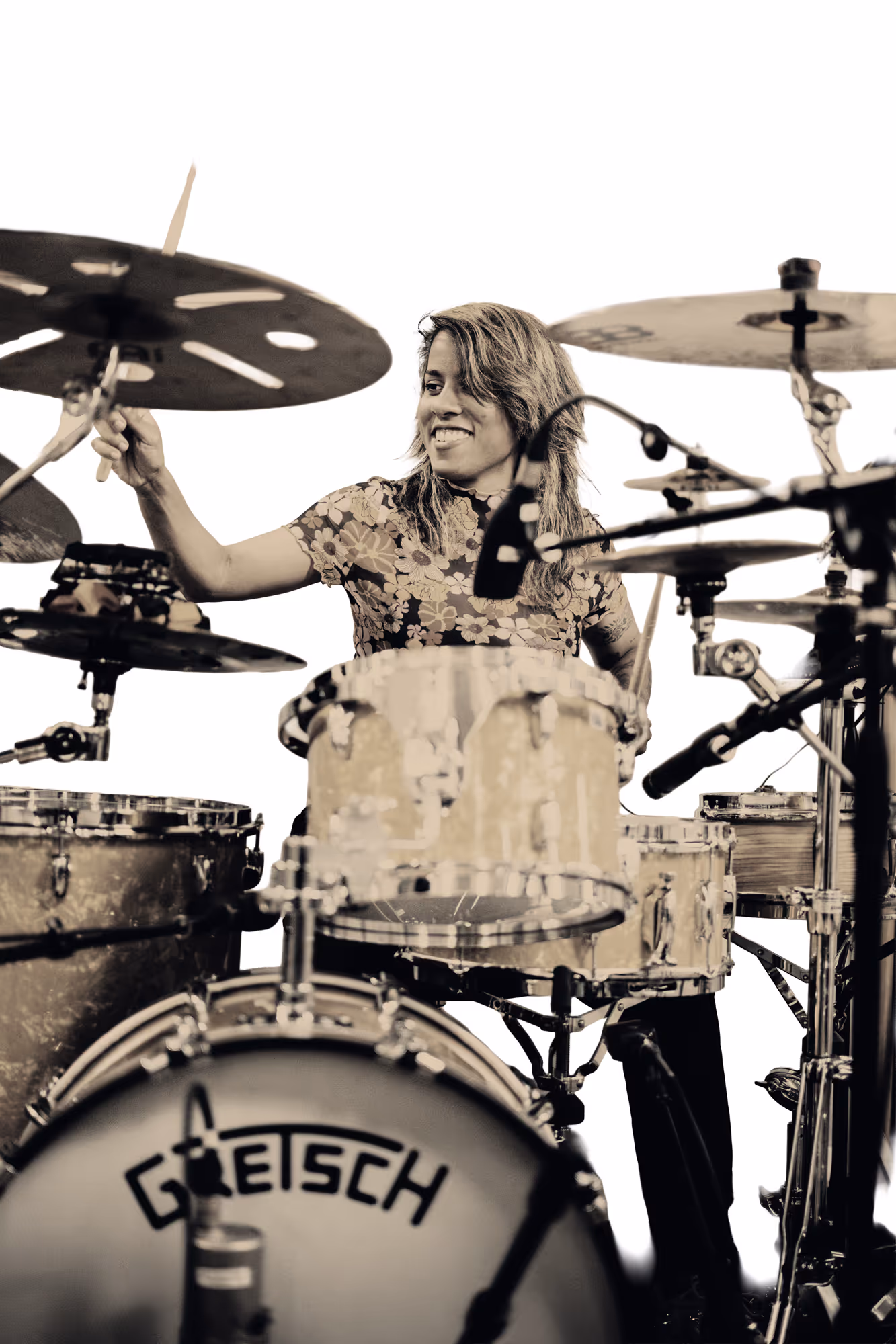 Helen De La Rosa drummer portrait – Meinl Drum Festival 2026 mainstage artist
