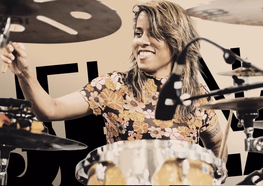 Helen De La Rosa drummer portrait – Meinl Drum Festival 2026 mainstage artist