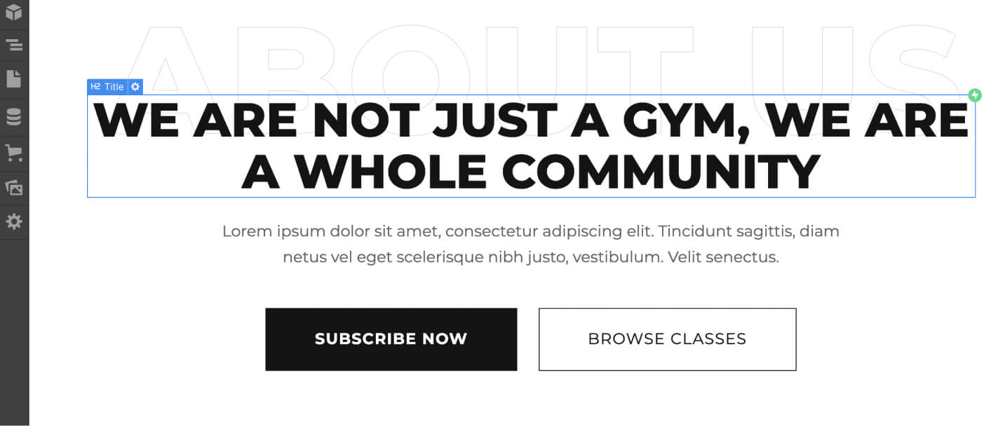Static Contact- Gymfit X Webflow Template