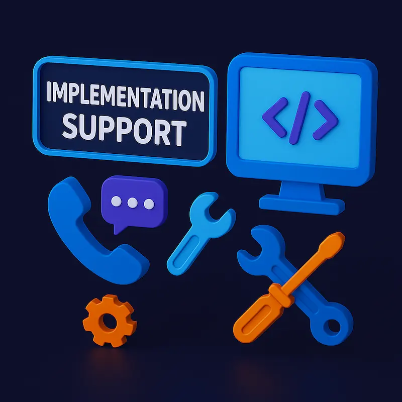 Esquema de fase de servicio de soporte