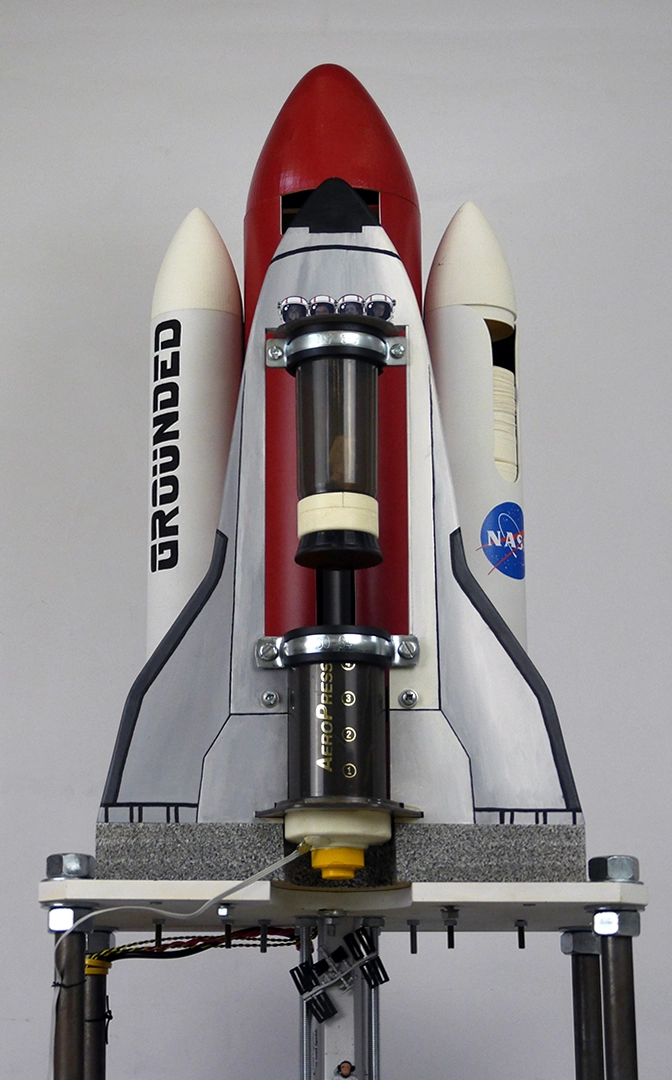 Front view of the finished prototype.