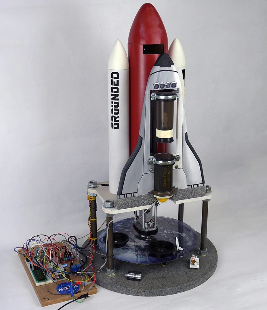 Wide view showcasing the full prototype.