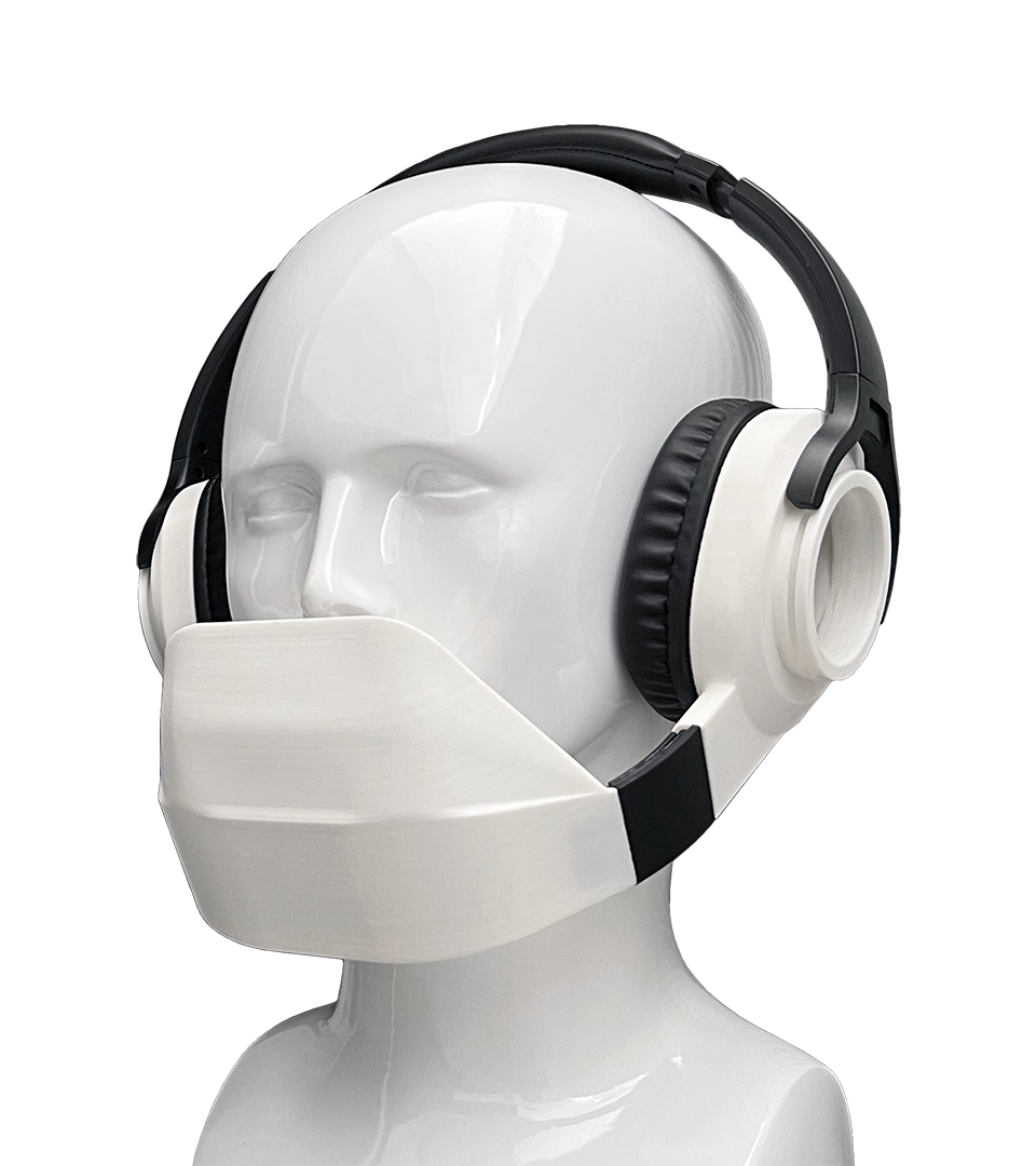 Higher fidelity prototype made from 3D printed components and disassembled existing products.