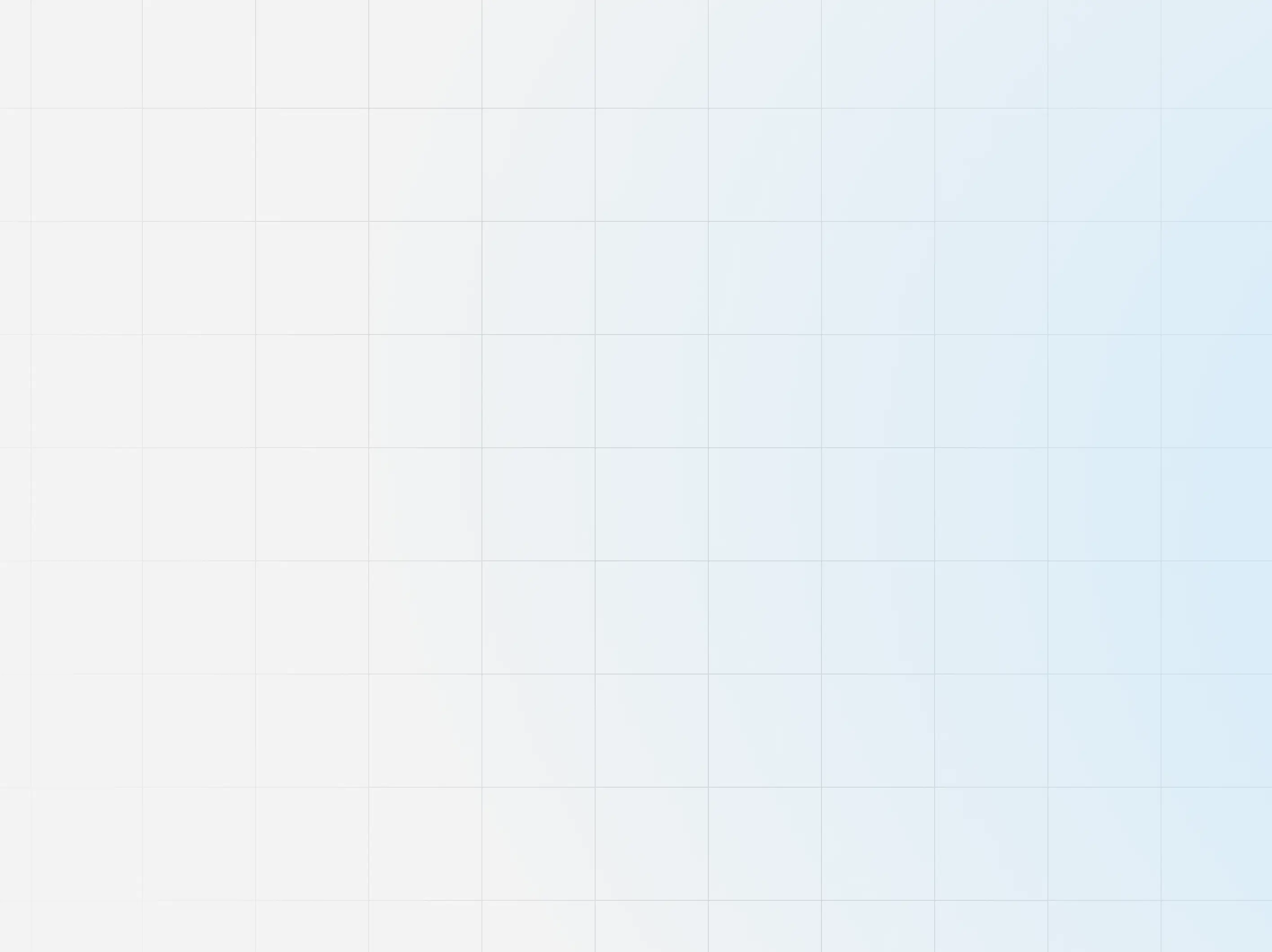 Faint grid pattern on a softly shaded white and light blue background.