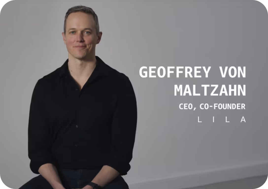 Geoffrey von Maltzhan, CEO, Co-Founder of LILA.