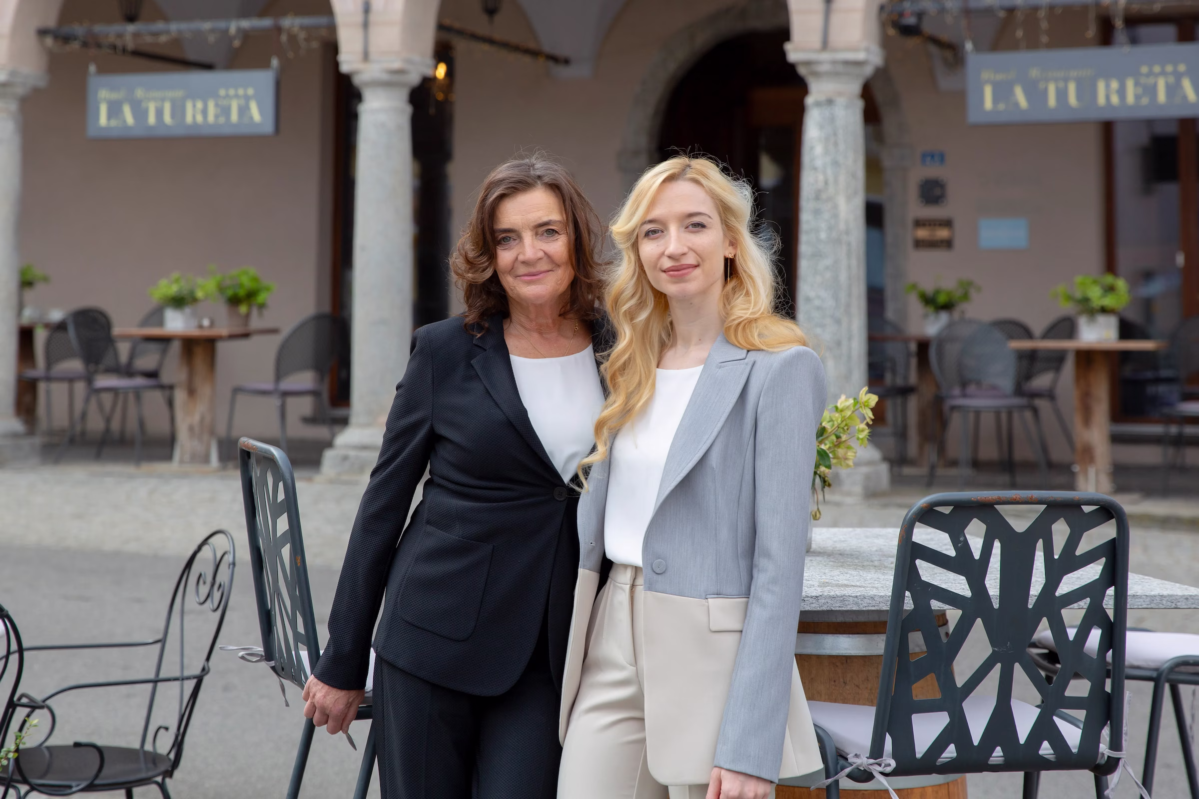 La famiglia Doninelli, fondatori dell'Hotel La Tureta a Giubiasco, Bellinzona.