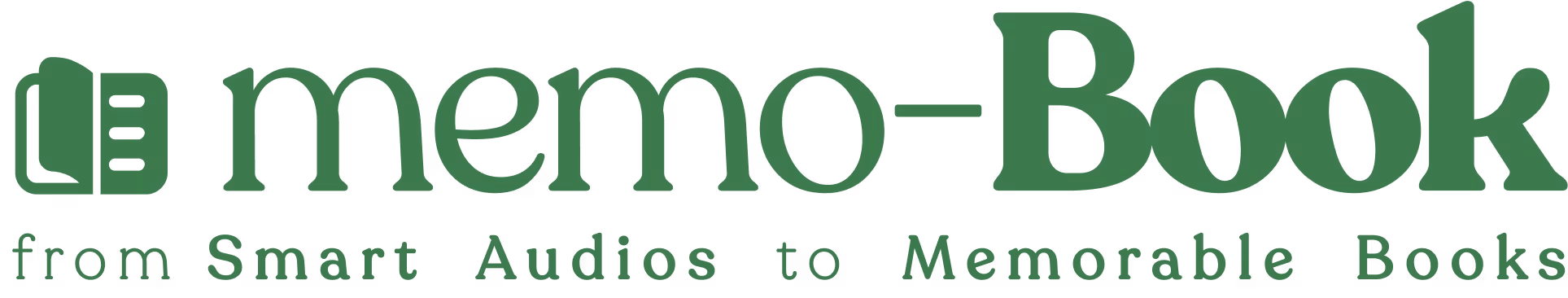 MemoBook Logo Vert
From Smart Audios to Memorable Books