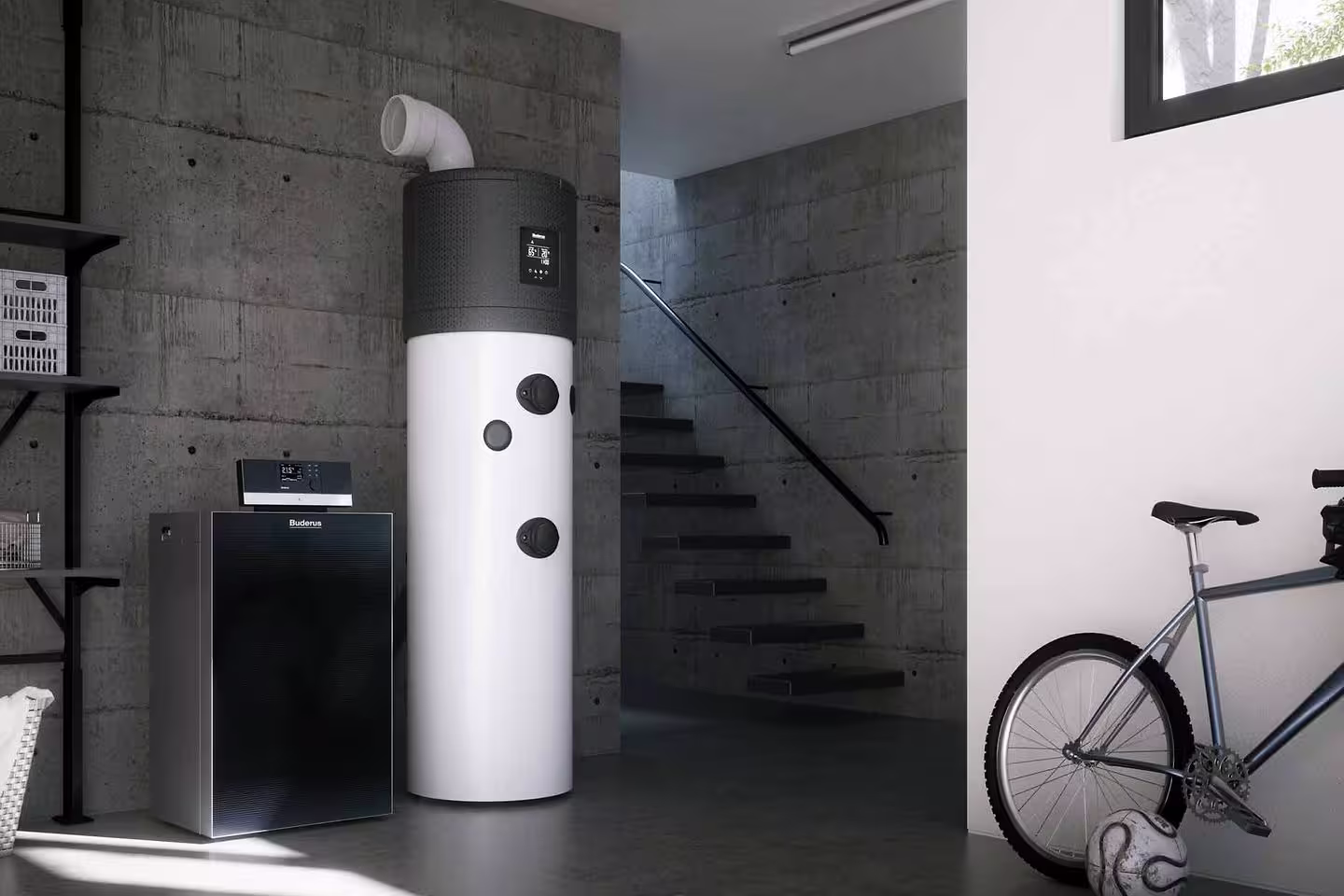 Brauchwasser Wärmepumpe von Buderus