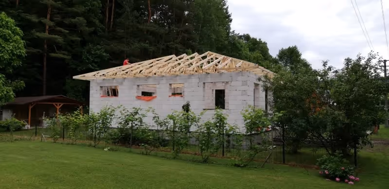 Valbová strecha na novostavbu v obci Zlaté pri Bardejove