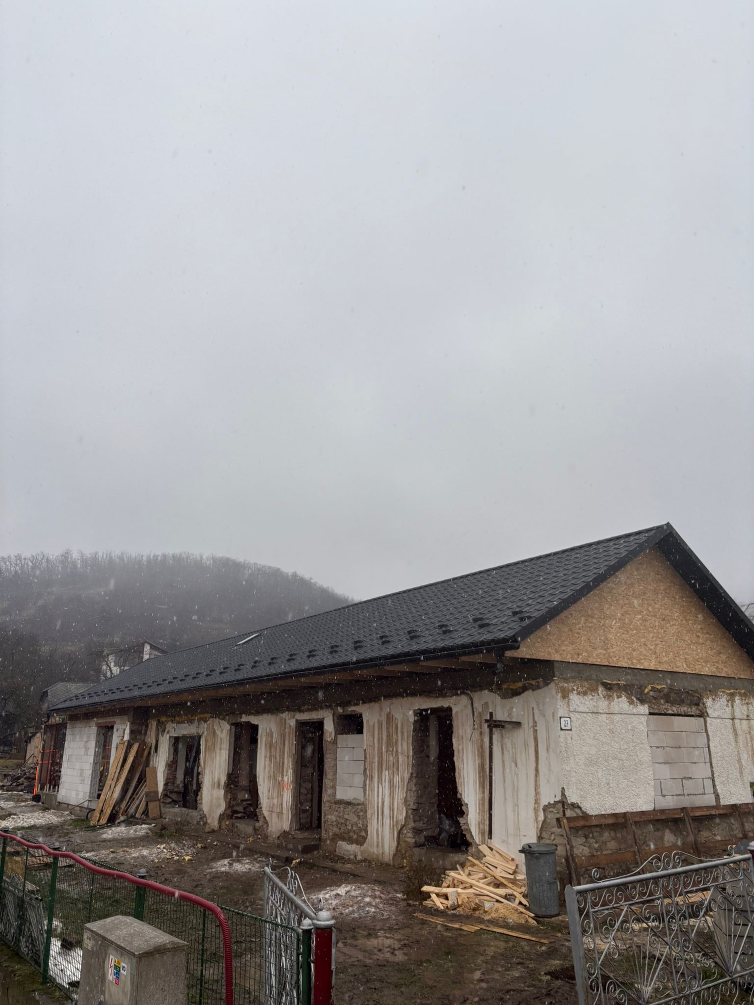 Sedlová strecha Kaluža