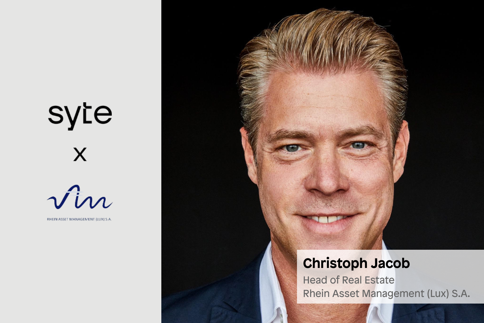 syte und Rhein Asset Management: Revolutionierung der Real Estate Debt Investments