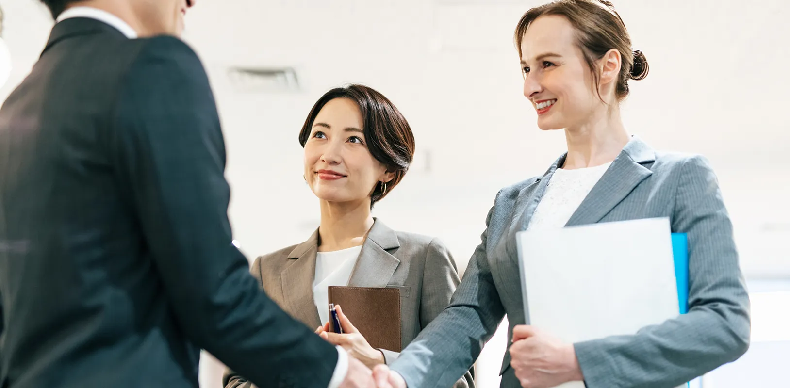 海外企業との交渉の様子