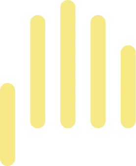 Icon showing five vertical bars of varying heights arranged symmetrically.