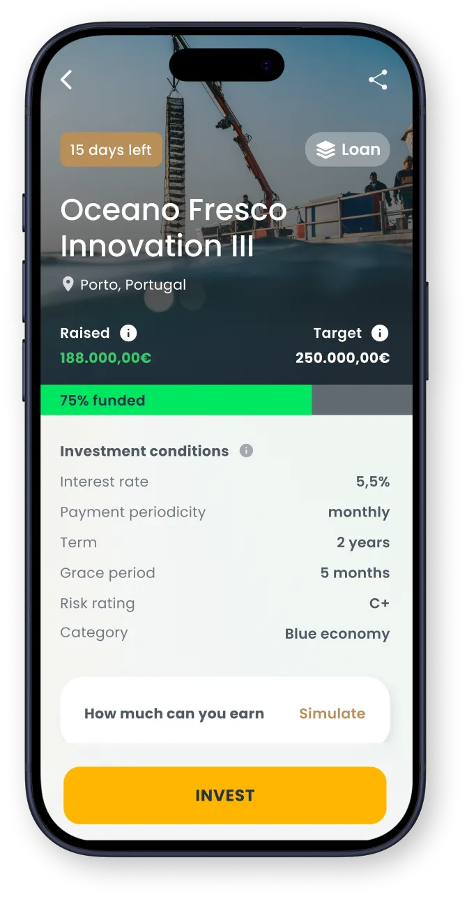 Mobile sign-up screen for Goparity with email input, CAPTCHA, terms acceptance, and register button.