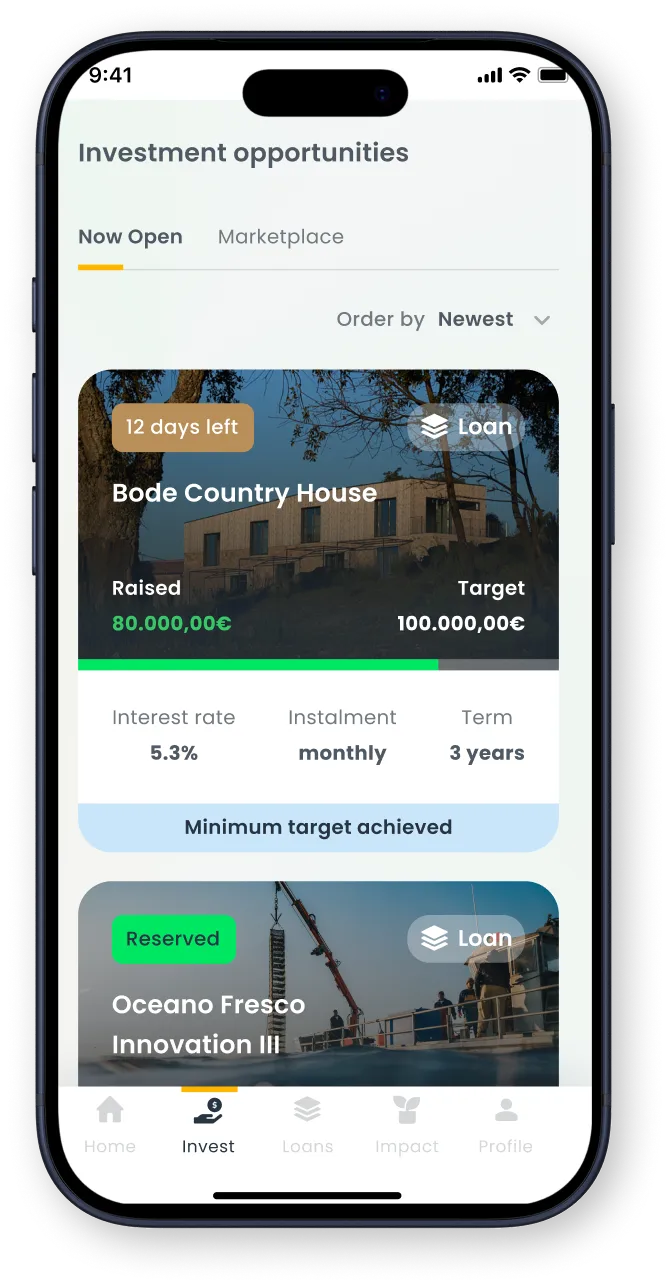 Mobile sign-up screen for Goparity with email input, CAPTCHA, terms acceptance, and register button.