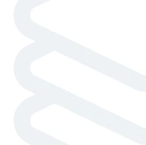 Abstract light grey curved shape resembling a stylized hand or letter on white background.