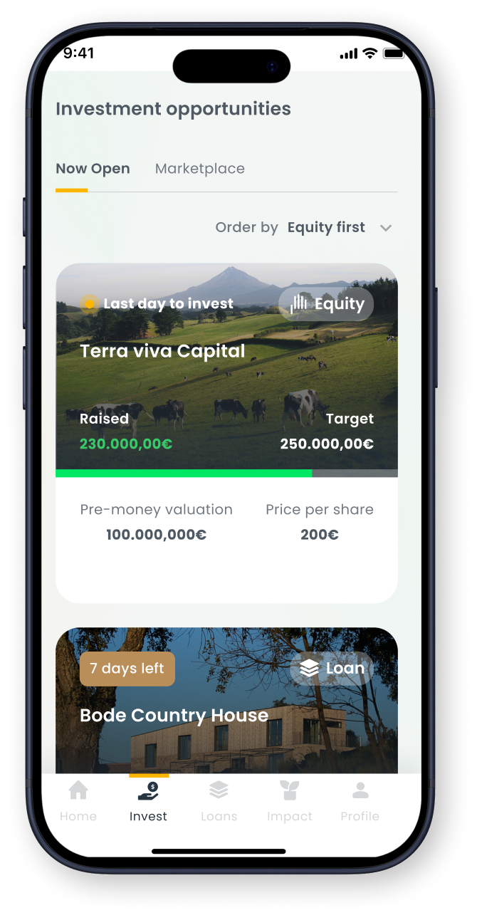 Mobile sign-up screen for Goparity with email input, CAPTCHA, terms acceptance, and register button.