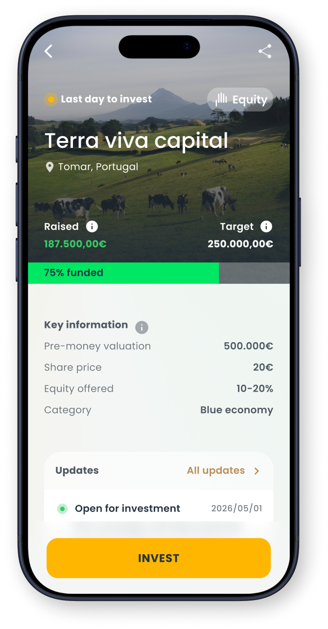 Mobile sign-up screen for Goparity with email input, CAPTCHA, terms acceptance, and register button.
