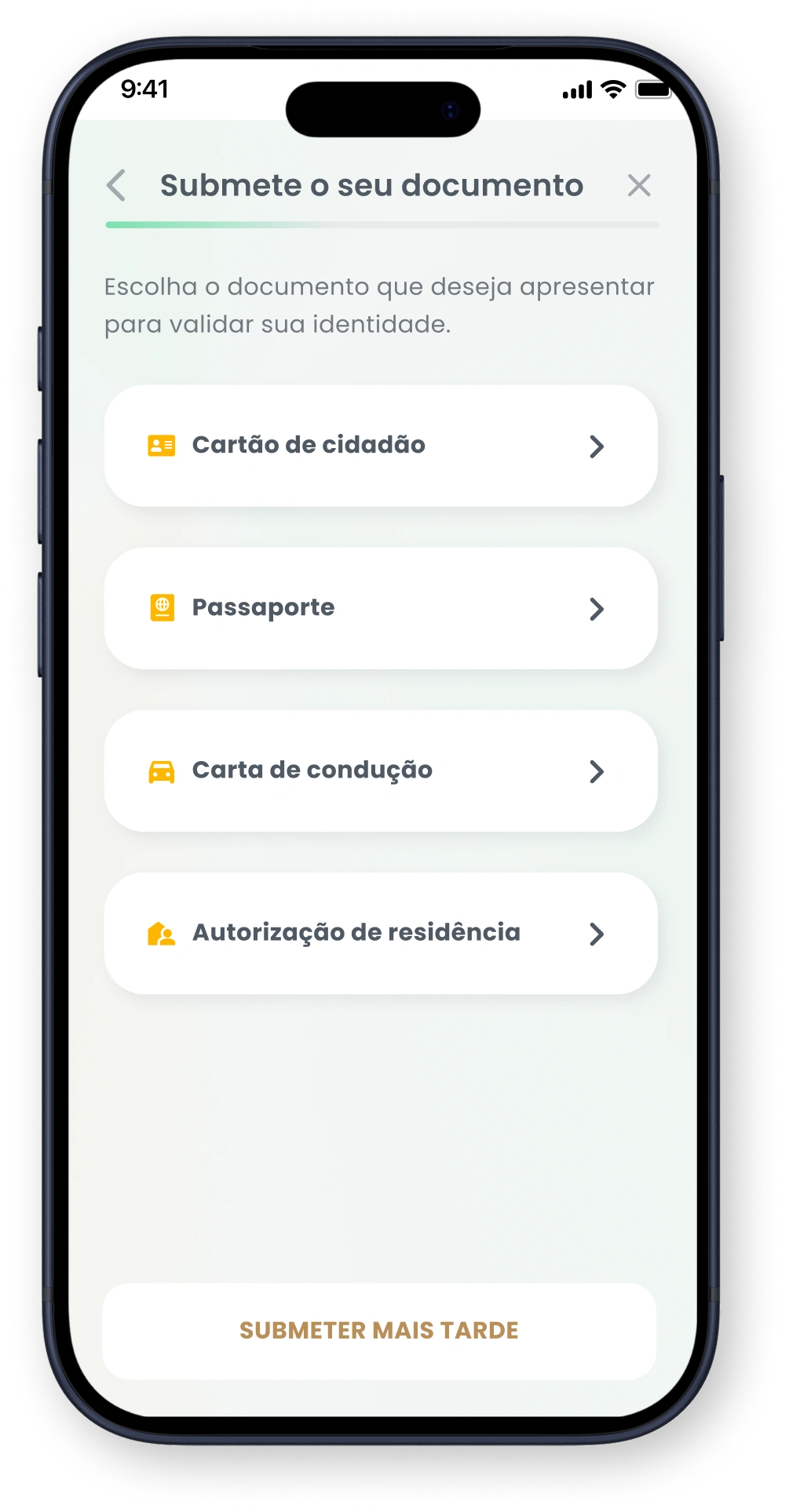Mobile sign-up screen for Goparity with email input, CAPTCHA, terms acceptance, and register button.