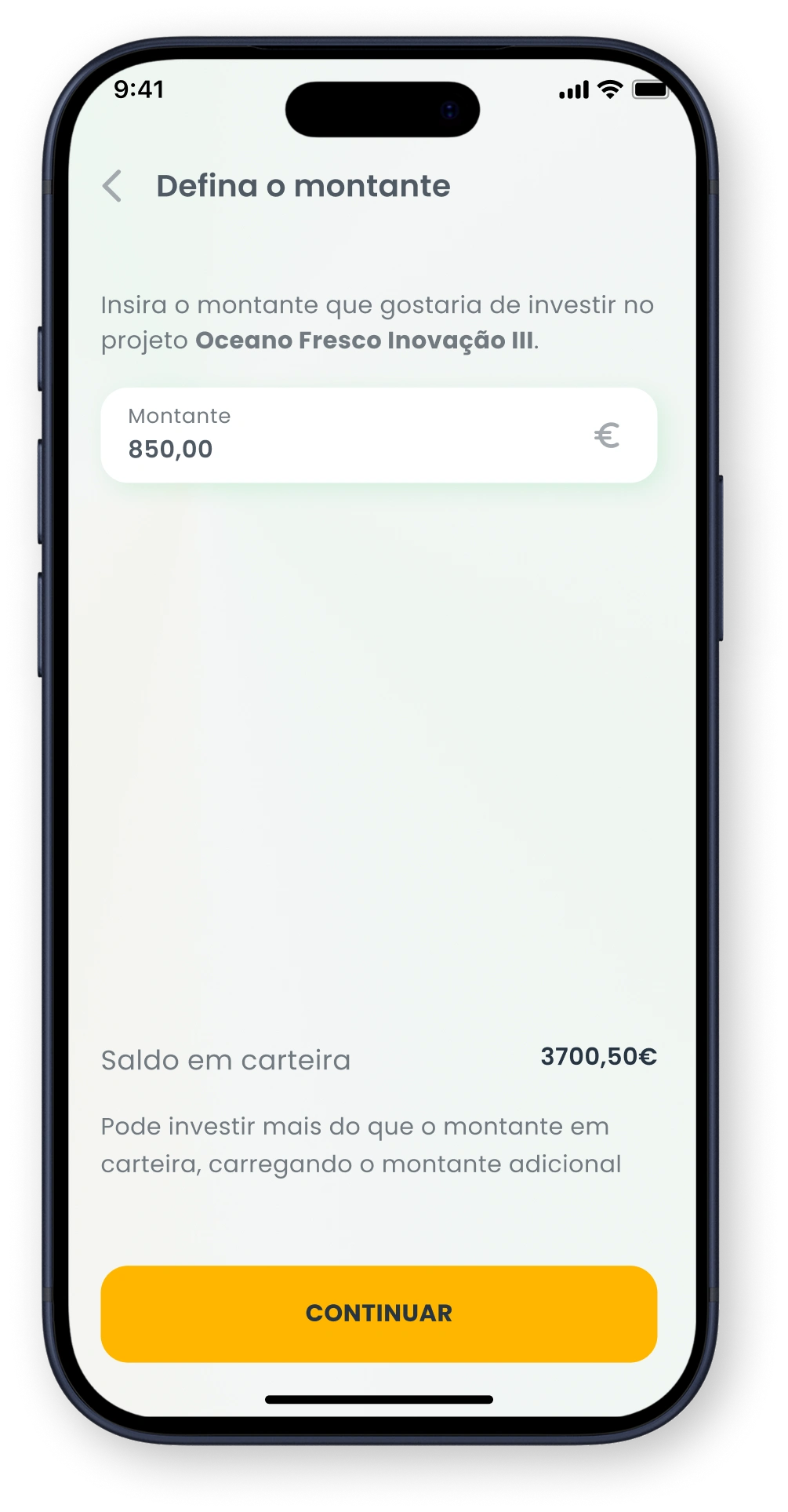 Mobile sign-up screen for Goparity with email input, CAPTCHA, terms acceptance, and register button.