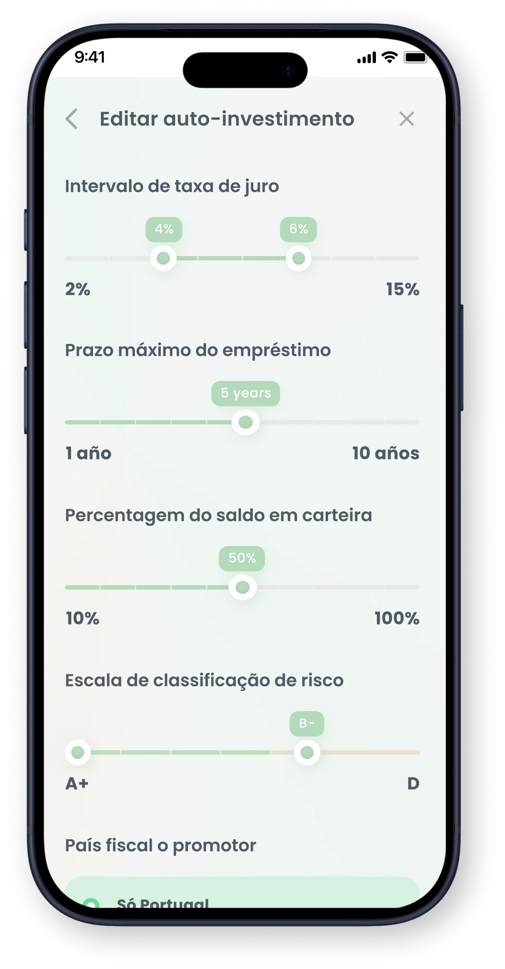 Mobile sign-up screen for Goparity with email input, CAPTCHA, terms acceptance, and register button.