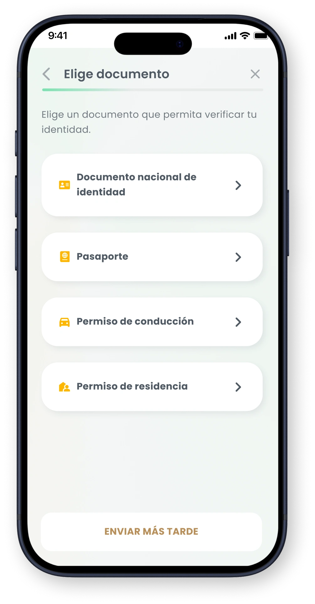 Mobile sign-up screen for Goparity with email input, CAPTCHA, terms acceptance, and register button.