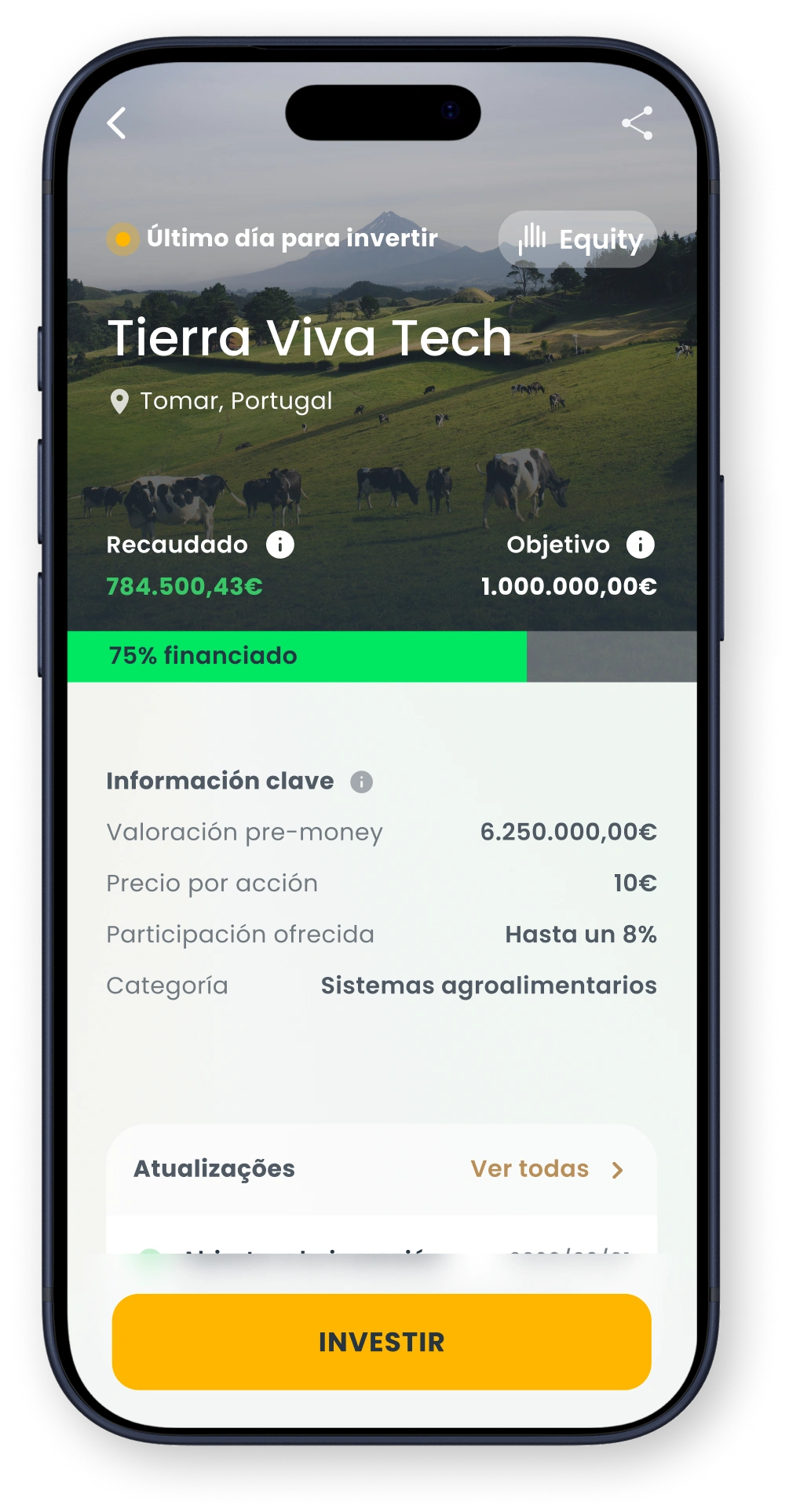 Mobile sign-up screen for Goparity with email input, CAPTCHA, terms acceptance, and register button.