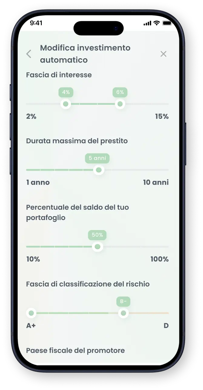 Schermata di registrazione mobile di Goparity con campo email, CAPTCHA, accettazione dei termini e pulsante di registrazione.