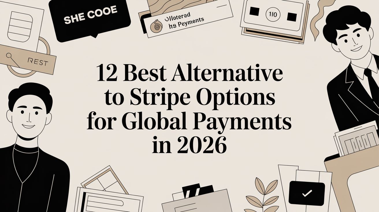 12 Best Alternative To Stripe Options for Global Payments in 2026
