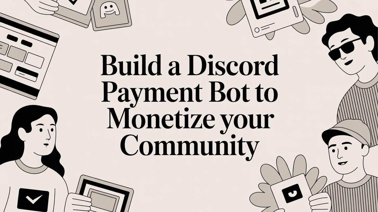 Build a Discord Payment Bot to Monetize Your Community