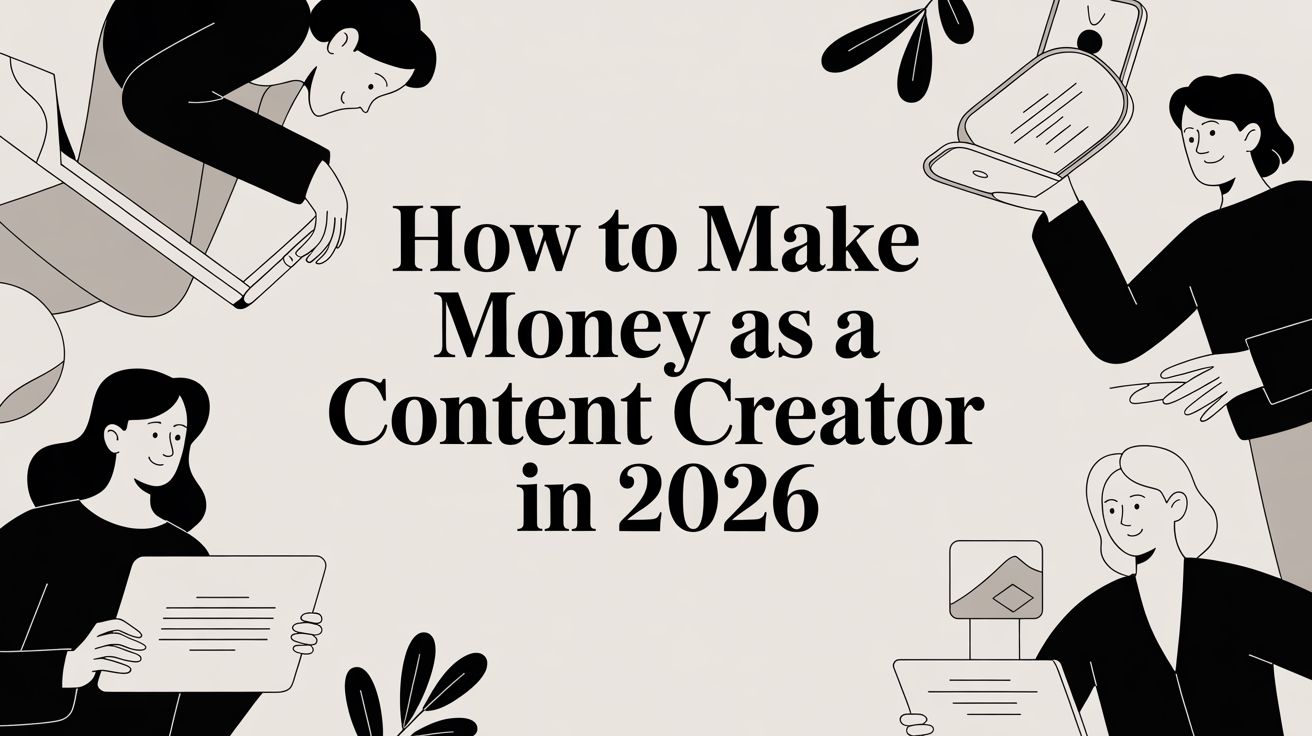 How to Make Money as a Content Creator in 2026