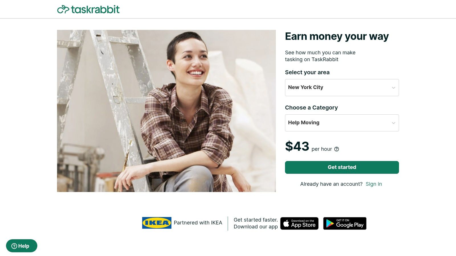 Taskrabbit (Become a Tasker)