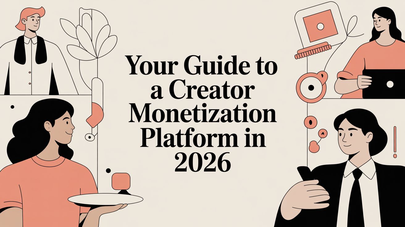 Your Guide to a Creator Monetization Platform in 2026