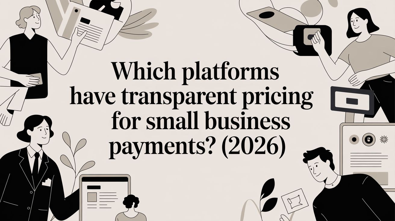 Which Platforms Have Transparent Pricing for Small Business Payments? (2026)
