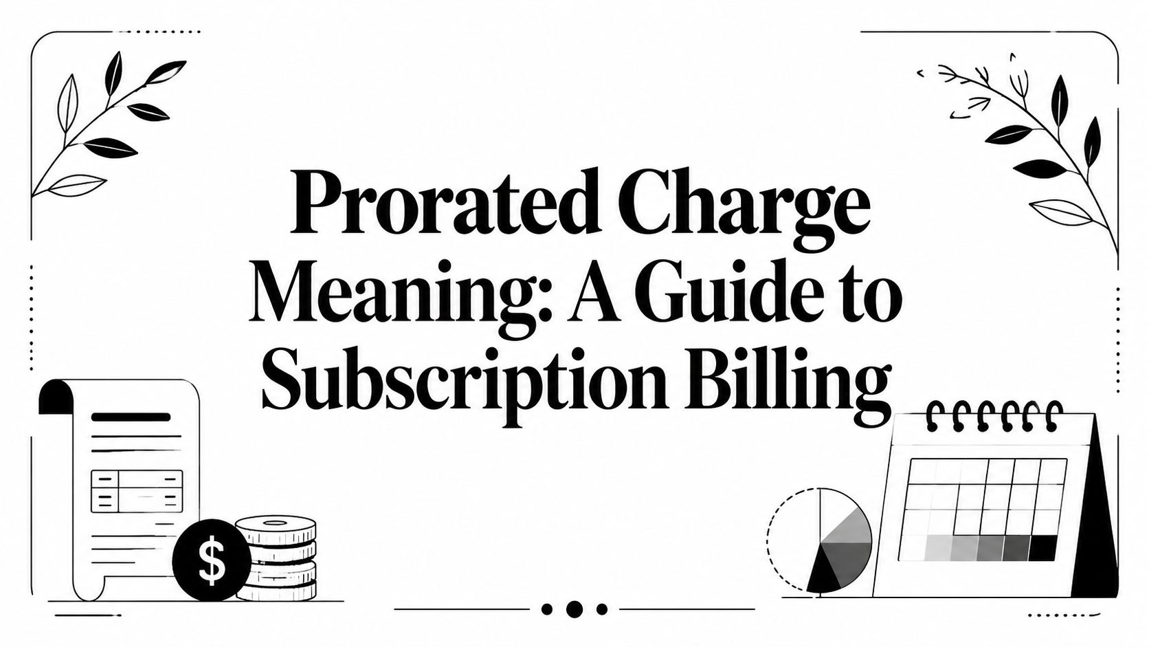 Prorated Charge Meaning: A Guide to Subscription Billing