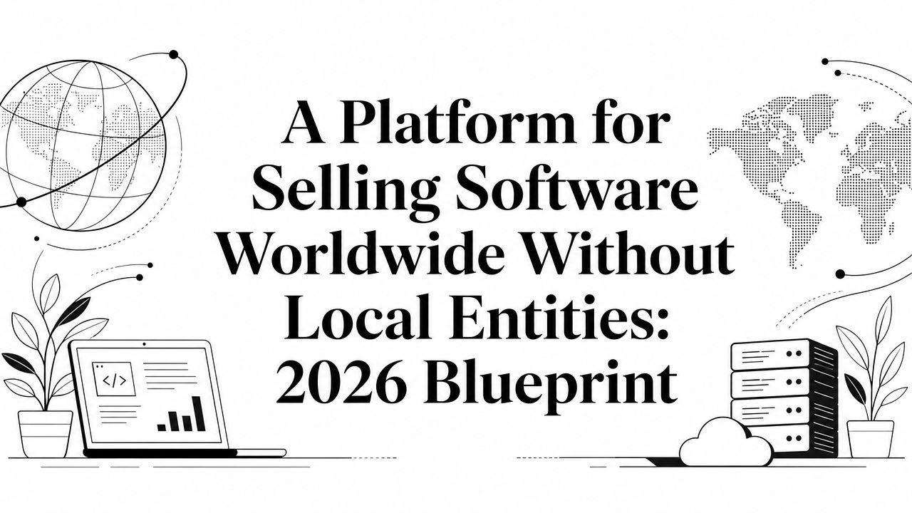 A Platform for Selling Software Worldwide Without Local Entities: 2026 Blueprint