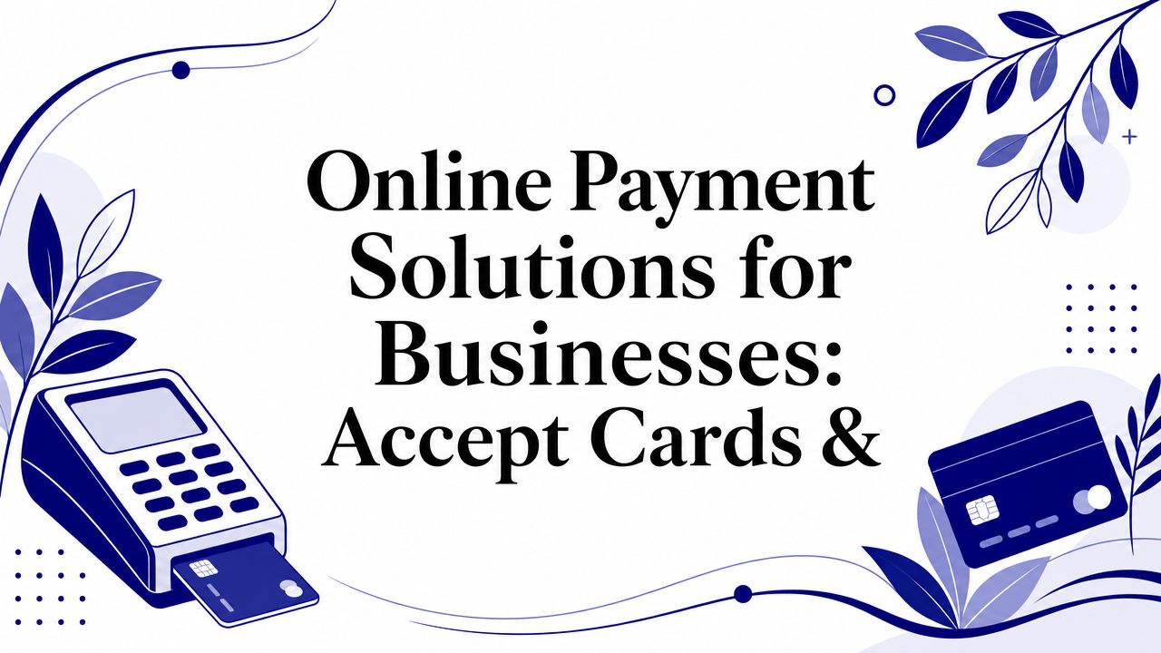 Online Payment Solutions for Businesses: Accept Cards &