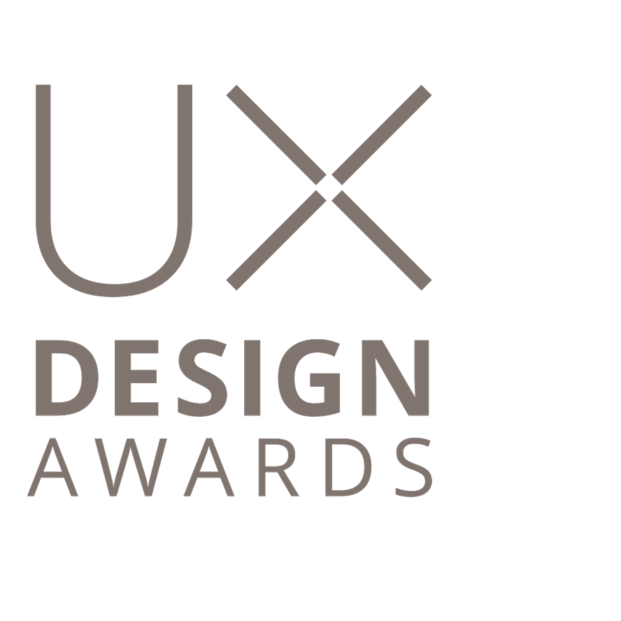 UX Design Awards logo with the text 'new talent award 2026' below it.