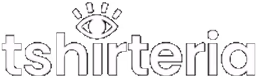 Logotipo da tshirteria com um olho estilizado acima da letra 'i'.