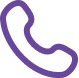 Purple phone handset icon.