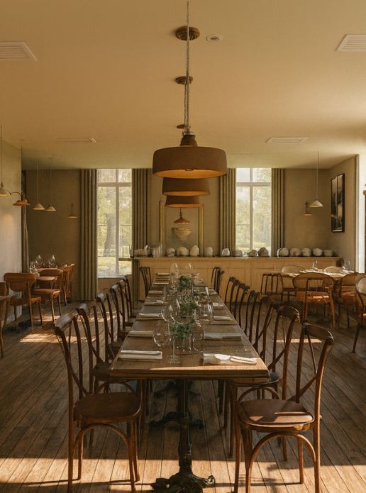 La Table du Parc de l’Hôtel Source du Parc, tables dressées et ambiance élégante