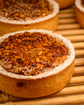 Dessert artisanal préparé avec des produits locaux à La Table du Parc